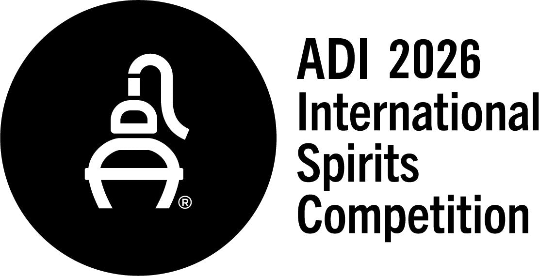 Logo of the 2026 ADI International Spirits Competition, run by the American Distilling Institute