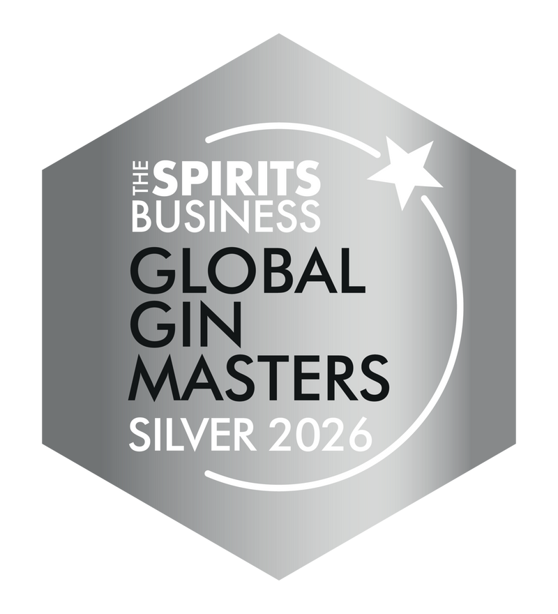 Gatsby Gin bottle — Silver medal, Ultra-Premium category, The Gin Masters 2026